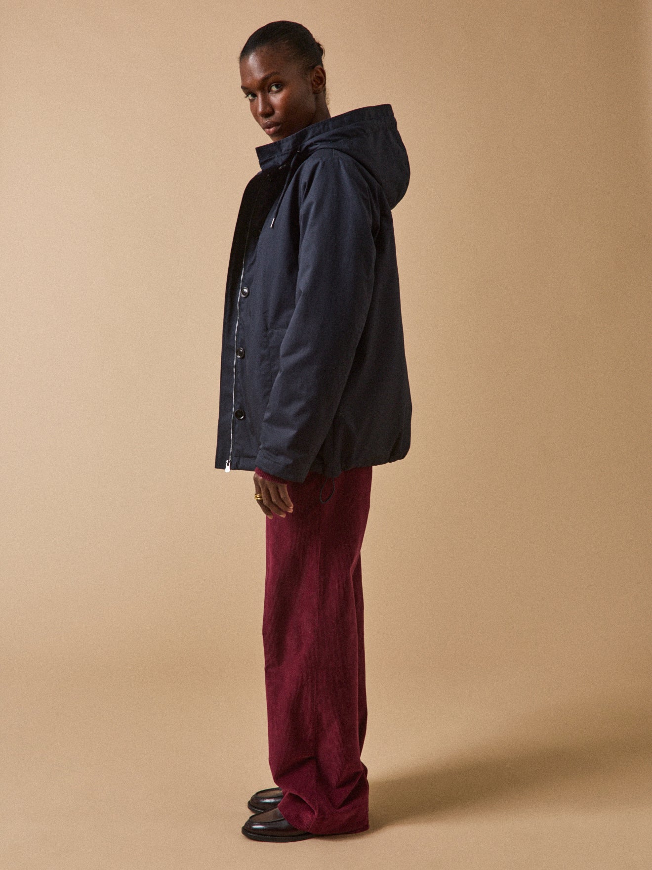 Women's supple parka with quilted lining - Image 2