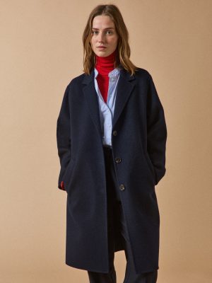 Women's double-sided woolen coat
