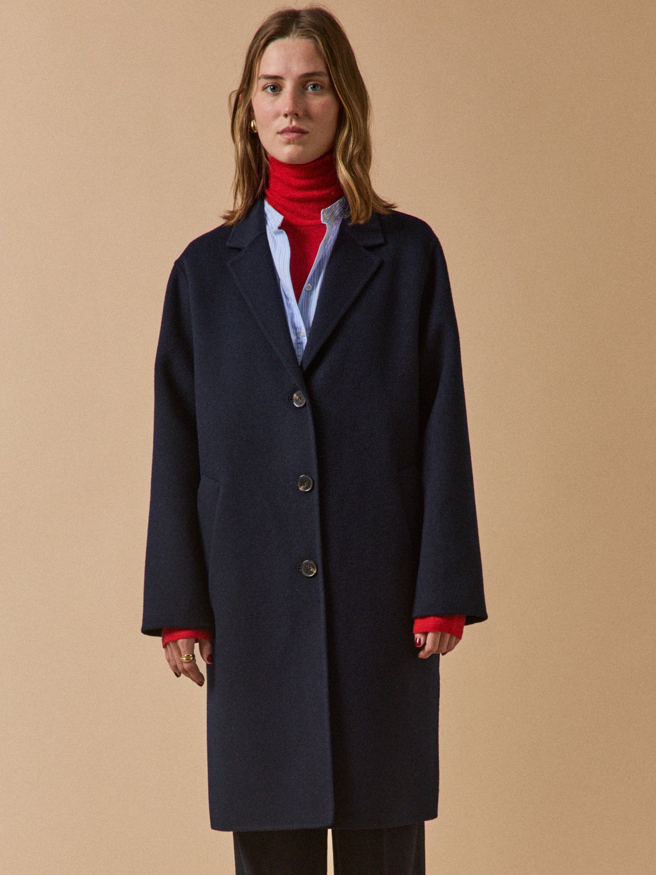 Women's double-sided woolen coat - Image 7