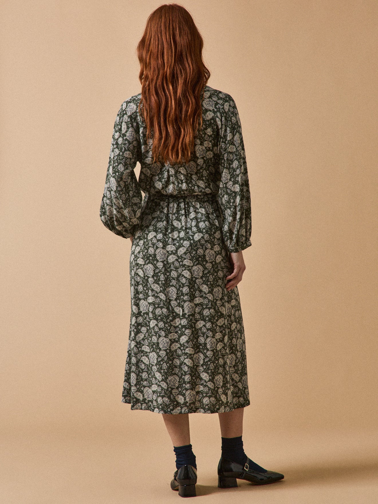 Women's Lilith-print mid-length dress - Image 2