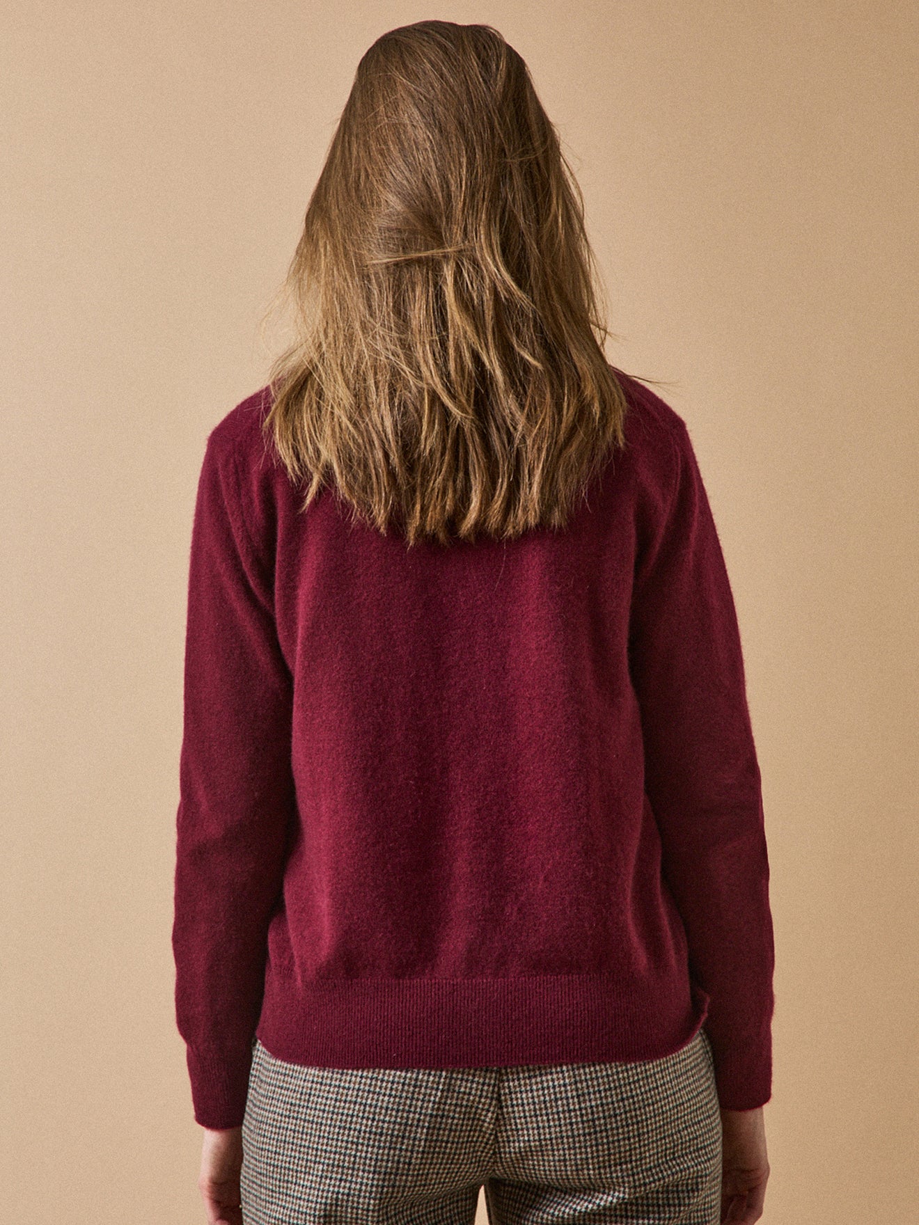 Women's button cardigan - The Cashmere Collection - Image 2