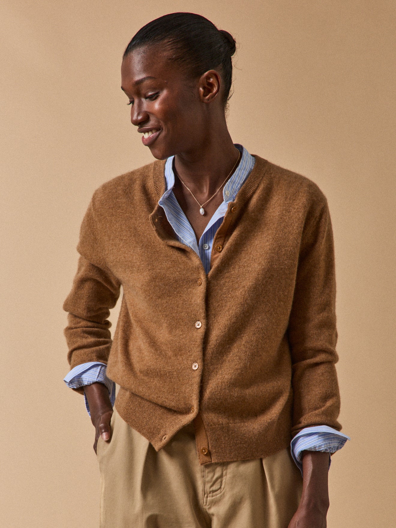 Women's button cardigan - The Cashmere Collection
