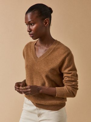 Women's V-neck sweater - The Cashmere Collection