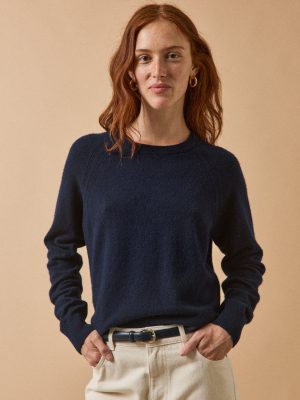 Women's sweater with round neckline - The Cashmere Collection