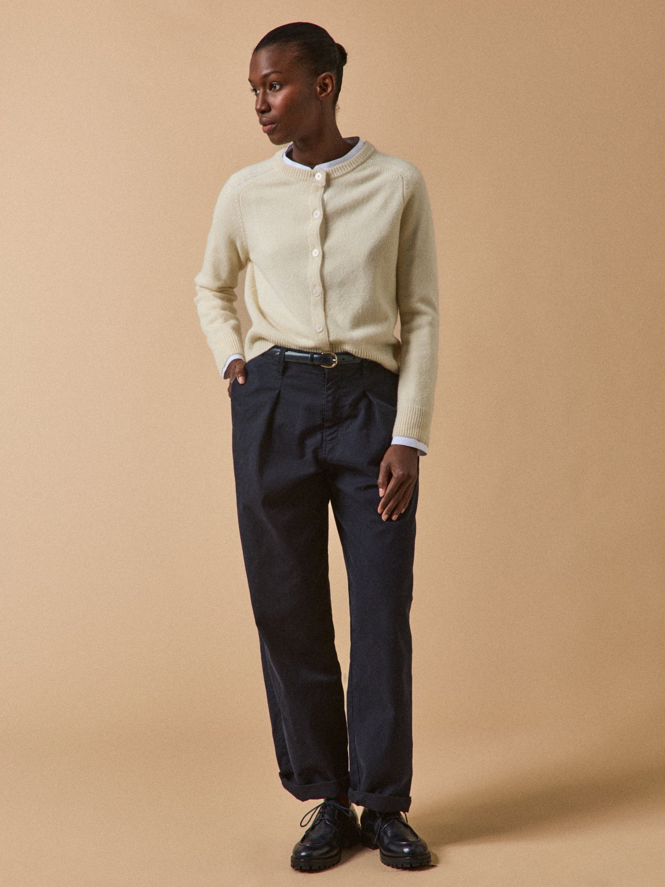 Women's RWS* merino wool button cardigan - Image 4