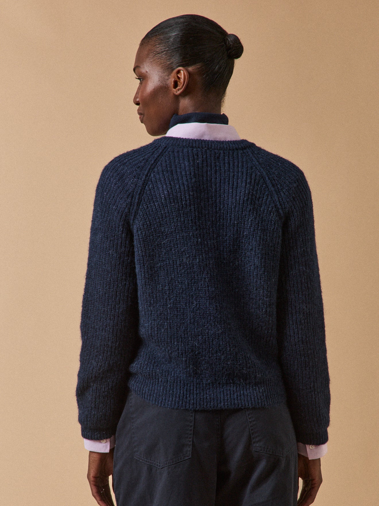 Women's cardigan with wool, alpaca and mohair - Image 2