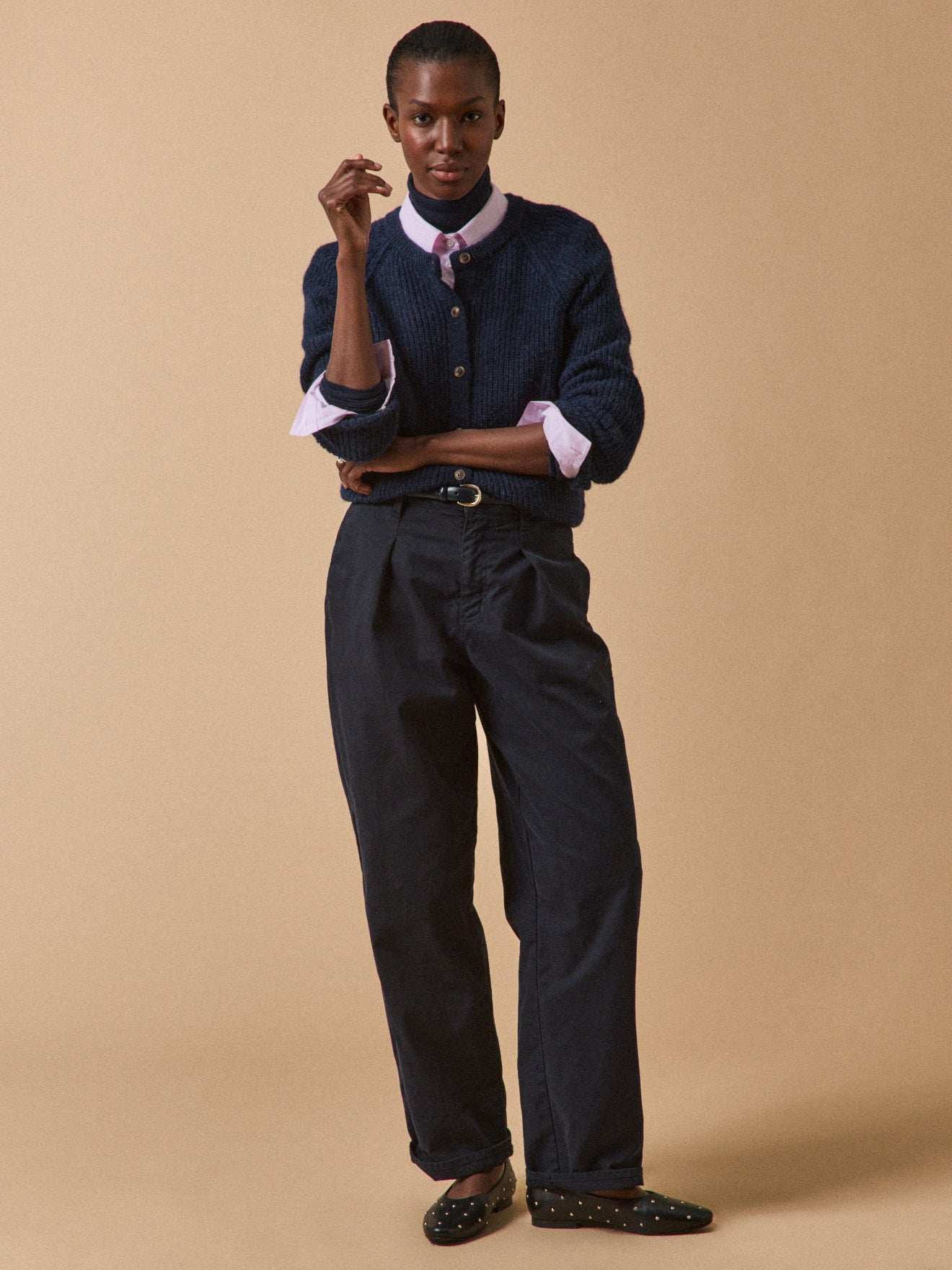 Women's cardigan with wool, alpaca and mohair - Image 5