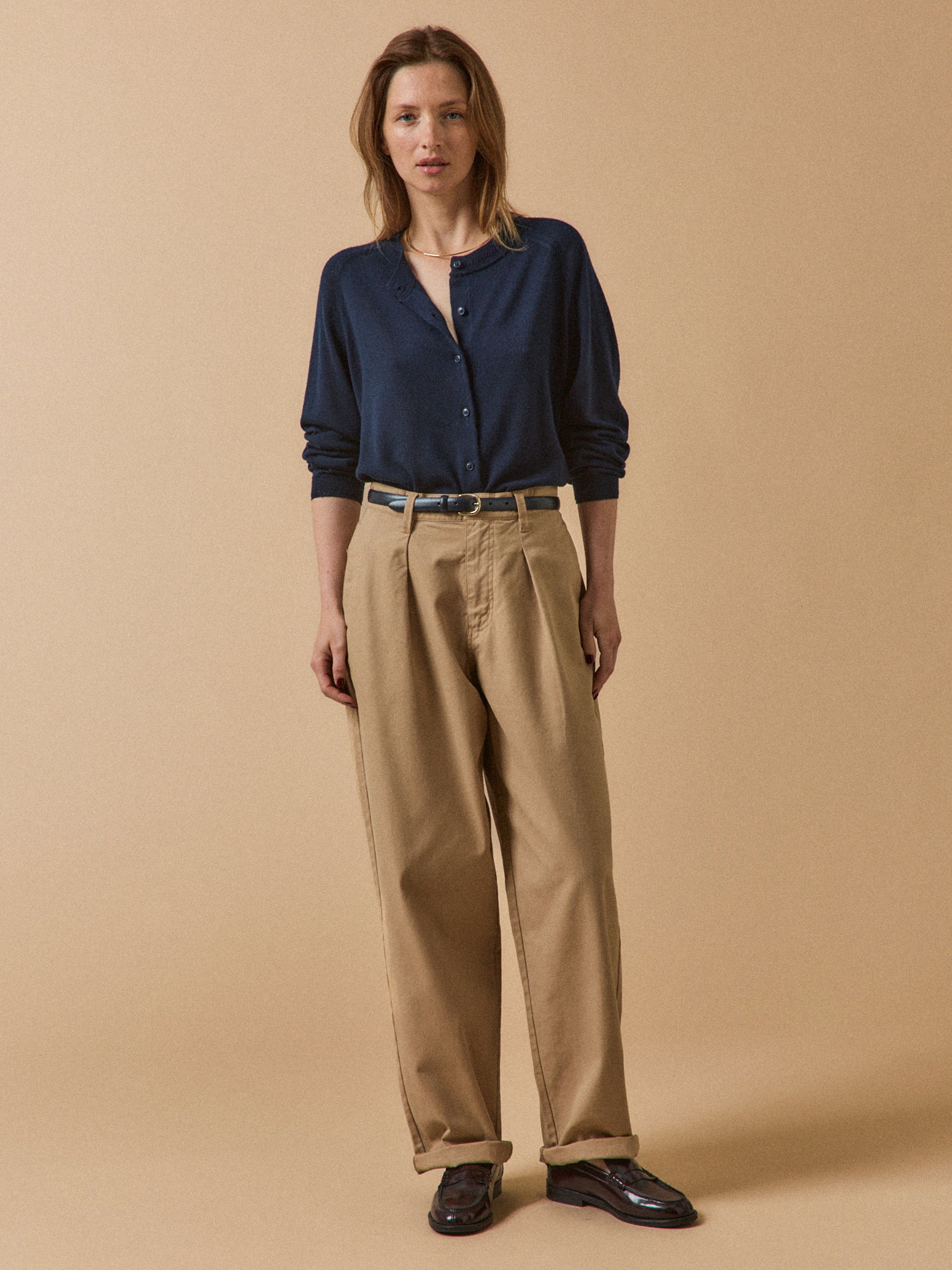 Women's button RWS* merino wool cardigan - Image 5