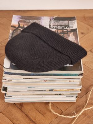 Adult ribbed cashmere beanie - The Cashmere Collection